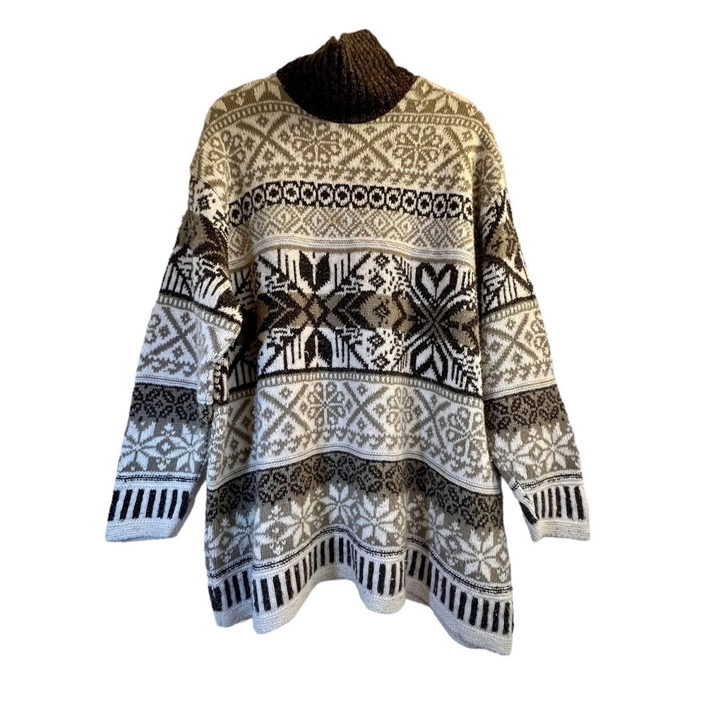 Women's Vintage Turtleneck Sweater Size L